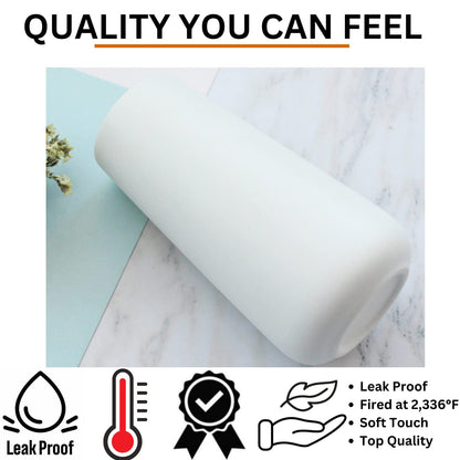 Vzmiza Weiße Keramik Vase - Handgefertigte Blumenvase für Pampasgras & Moderne Deko
